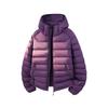 Winter Hooded Puffer Coat Unisex Color Block Casual Warm Jacket Teens