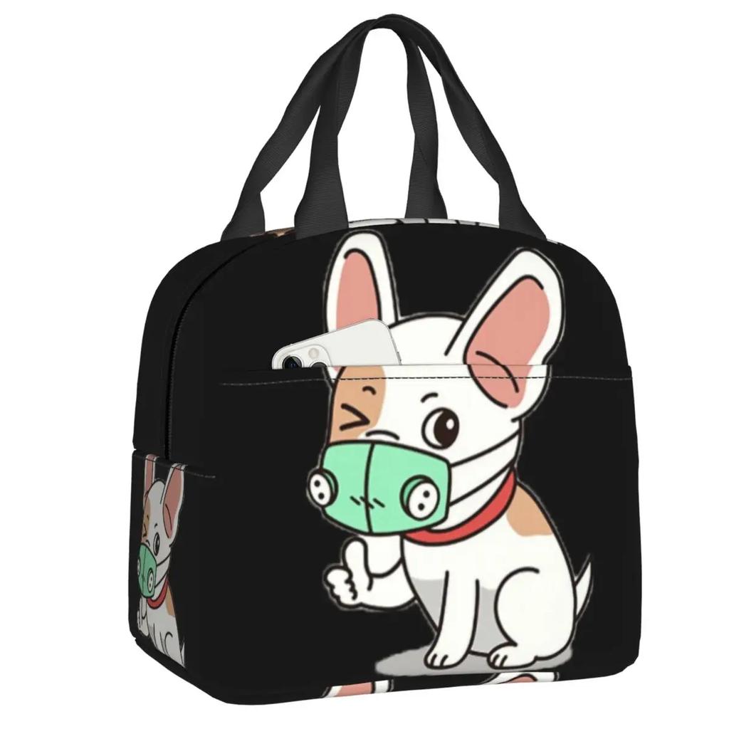 Французский бульдог термосумка для обеда для женщин герметичная французская собака любительница холодильника термосумка для обеда офис работа школа