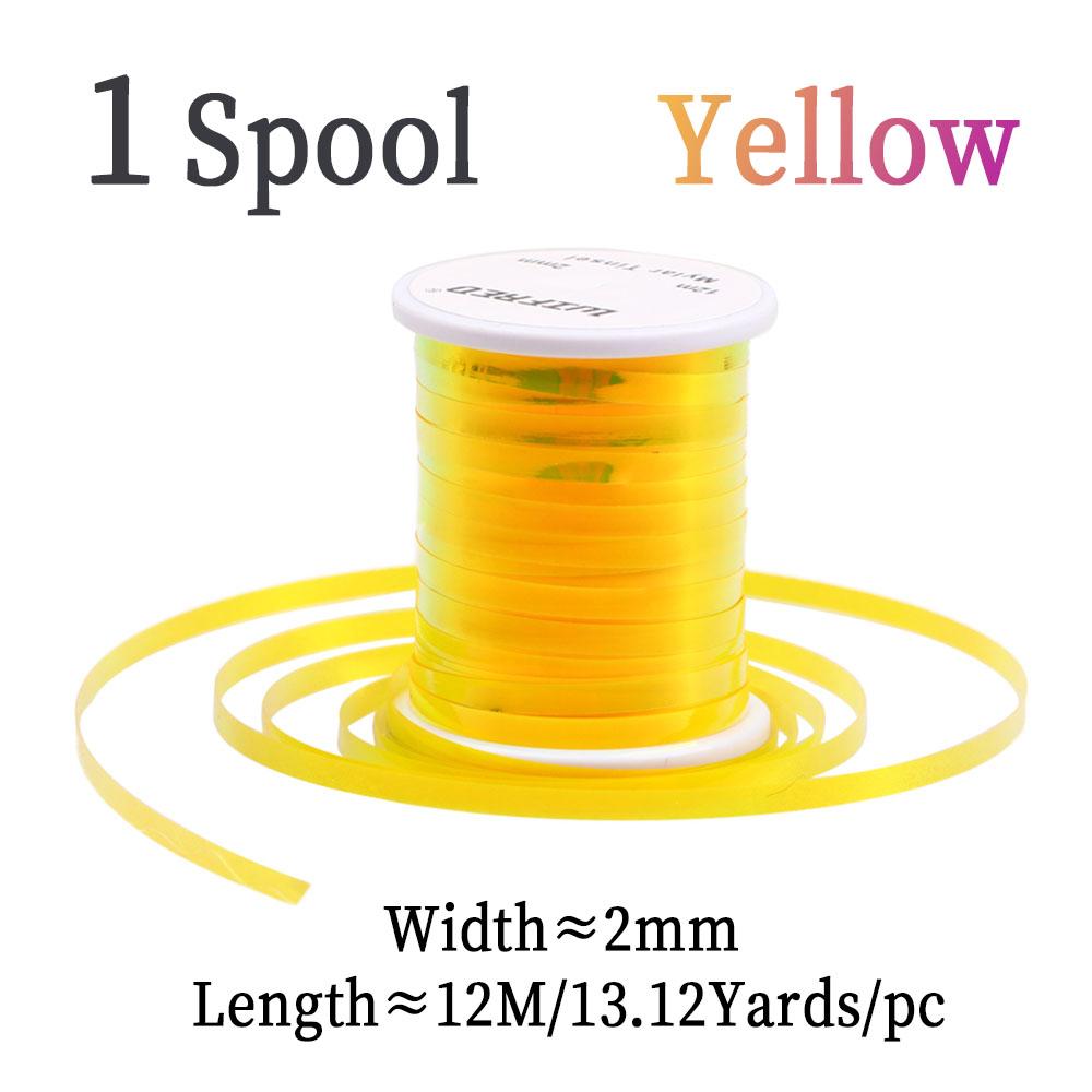 2 мм 2 тона материал для вязания мушек плоский майларовый мишурный для стримера флэшбэк нимфы комариное тело ребро рыболовная приманка