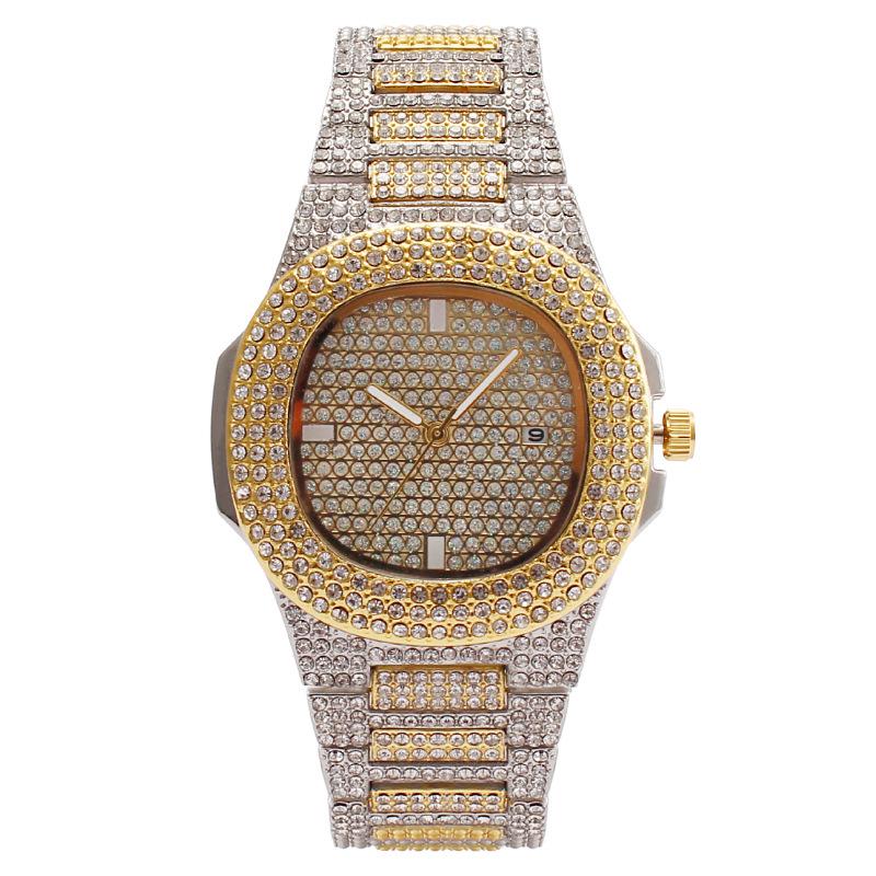 Hot Sale Fashion Diamond-encrusted Gypsy Full Diamond Calendar Ladies Watch Women's Watch Quartz Watch Women's Watch