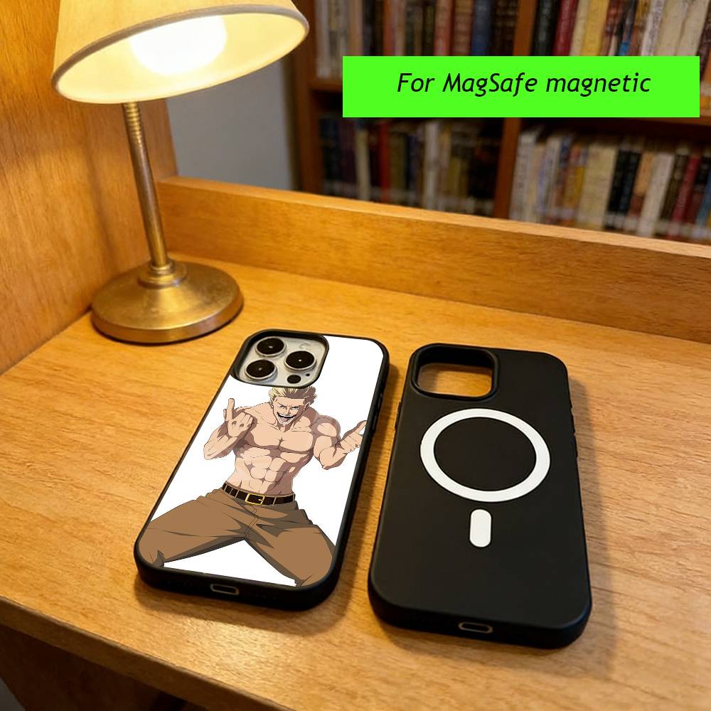 Чехол для телефона Аниме К-Кинжи Хакари Jujutsu Для iPhone17,16,15,14,13,12,11 Plus,Pro Магнитный Для Magsafe Беспроводной Зарядки