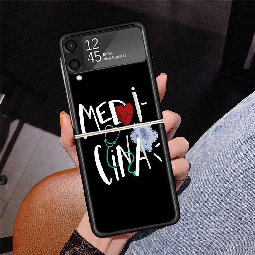 EMT EMS Medical Rescue Phone Case For Samsung Z Flip 7 6 5 4 3 Galaxy ZFlip7 ZFlip6 ZFlip5 ZFlip4 ZFlip3 5G Print Cover