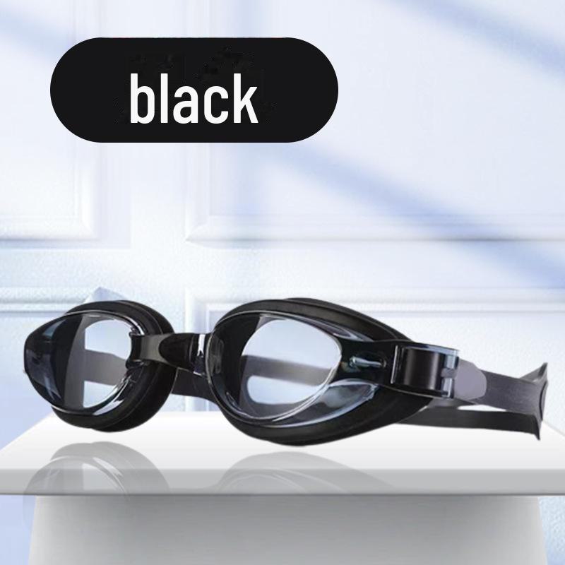 2025 Anti-Fog Electroplated Myopia Silicone Swimming Goggles Set