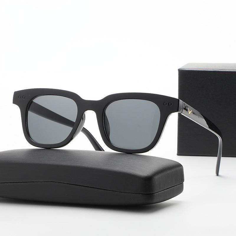 Солнцезащитные очки мужские и женские модные ретро цветные прозрачные очки квадратная оправа солнцезащитные очки желе