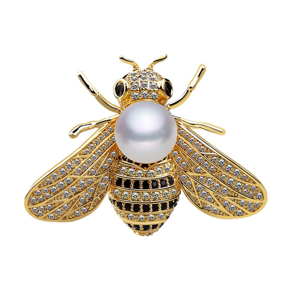 Паркшин Клауд Брошь-пчела высокого класса: Женская универсальная мультяшная брошь-насекомое