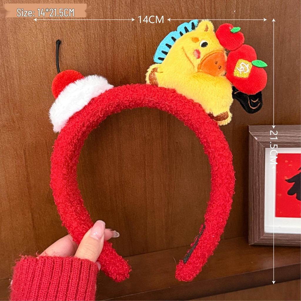 Милая повязка на голову Niuniu Stick Plush Antenna - забавный аксессуар для вечеринок и макияжа