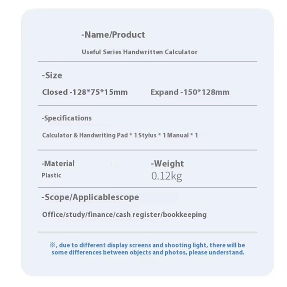 LCD Display Mini Finance Calculator Cute Student Calculator  Financial Accounting