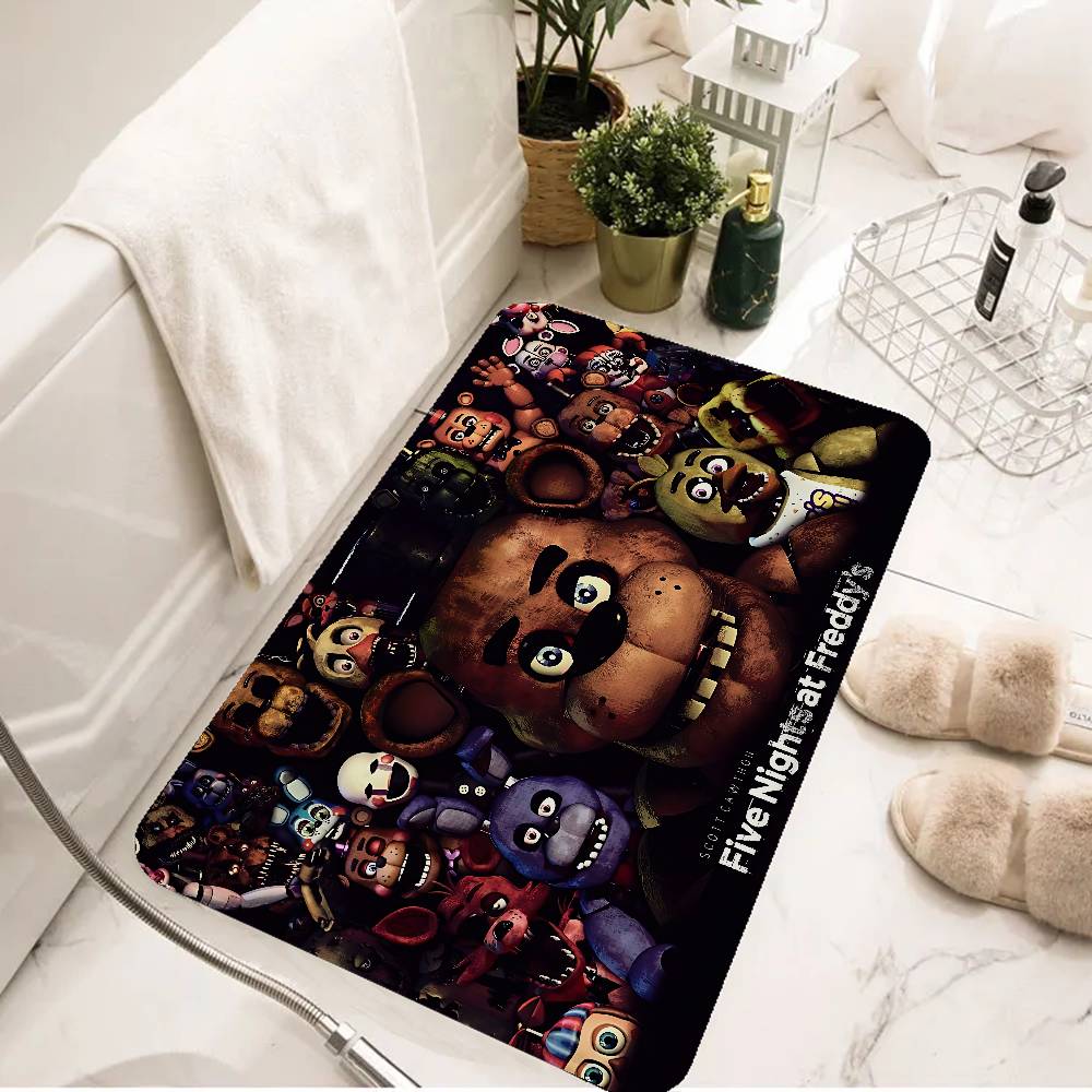 Fnaf Five-nights-At-Freddys Коврики для комнаты Моющиеся Нескользящие Коврик для гостиной Зоны дивана и кресел Кухня Alfombra