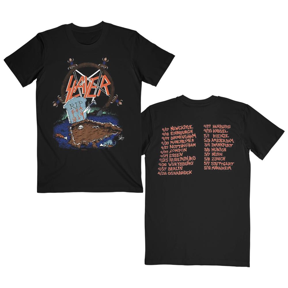 Best Slayer Band Graphic Cotton T-shirt Unisex Summer Short Sleeve Fashion Brand Tee Luxury Casual Vintage Retro Top