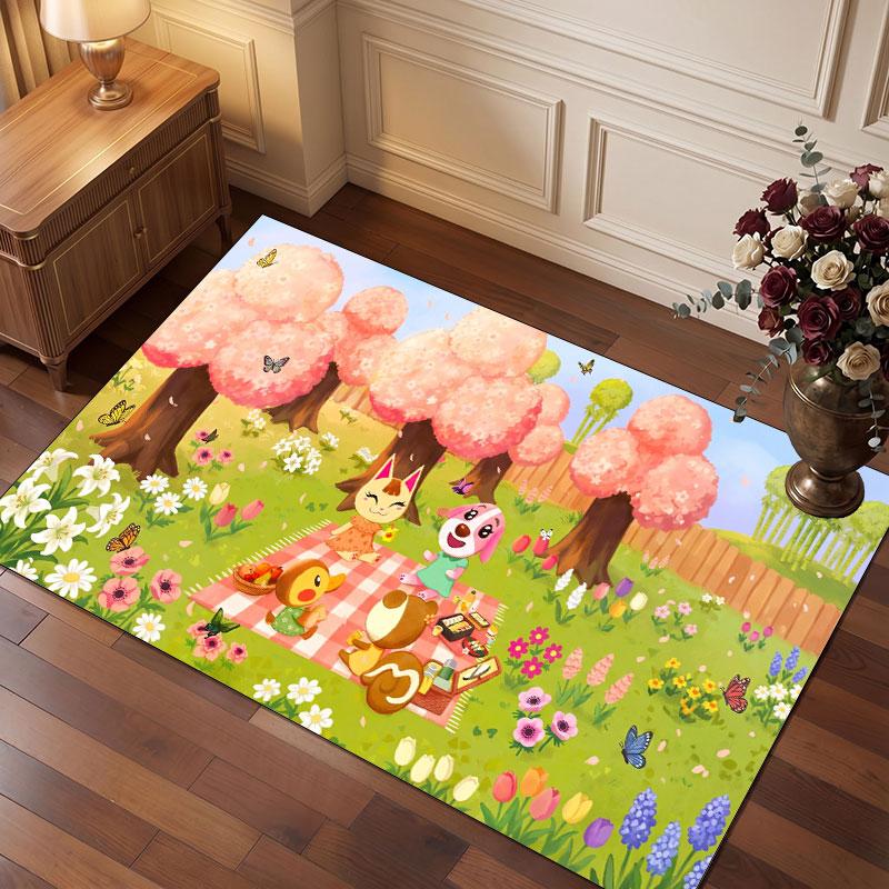 Animal Crossing Rug Soft Thick Non Slip Floor Carpet for Bedroom Living Room Home Decor