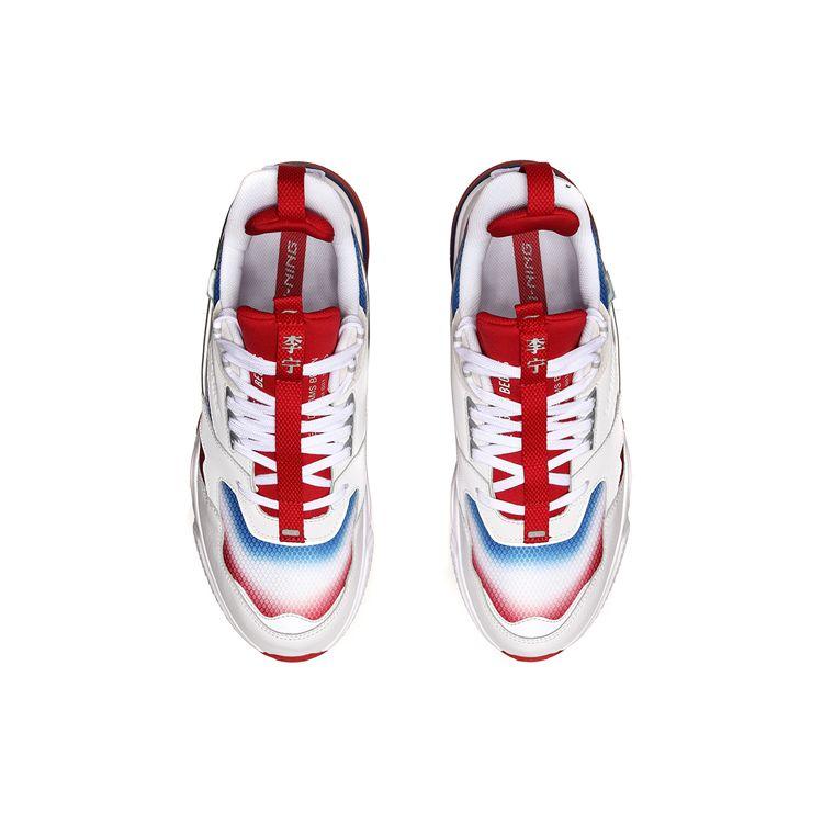 Li Ning 001 Departure Synthetic Leather Suede Fabric Shock Absorption Wear Resistant Non Slip Support Lightweight Low Top Running Shoes AGLN227-1