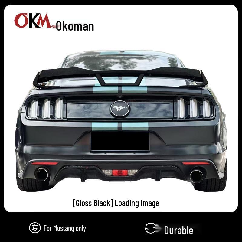 Улучшение заднего спойлера Ford Mustang (2015-2022) Черный спойлер на крышку багажника - Модели для США/Китая
