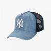 New ERA Mlb New York YAnkees DAMAGE A Frame Trucker BALL CAP WASH Denim 14538226 S