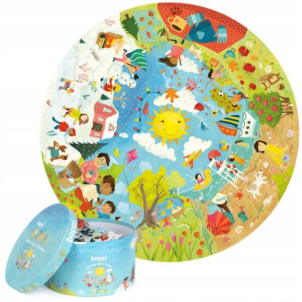 BOPPI round puzzle, 58 cm, Poor Man of the Year, 150 pieces