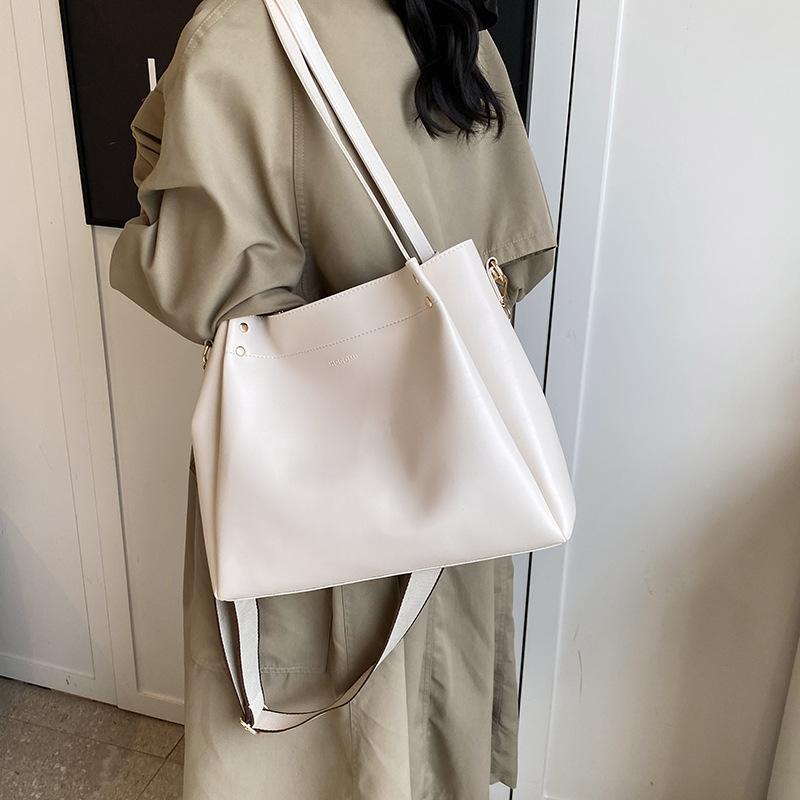 Bags Women's 2025 New Tote Bags Women's Bags Large Capacity High Sense Shoulder Bucket Bag Large Bag