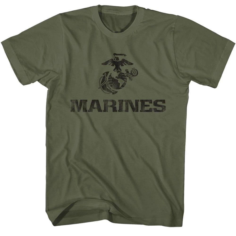 Футболка с логотипом USMC (Корпус морской пехоты США) - Орел и Глобус