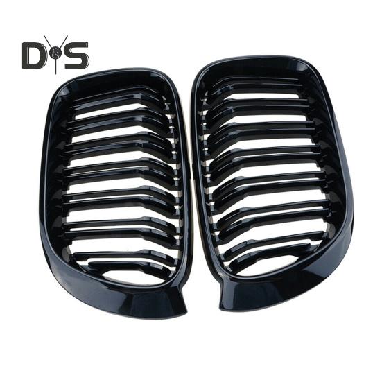 Глянцевые черные передние решетки 51117338571 51117338572 51137367422 для BMW X3 X4 Series F25 F26 14-16