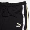 Puma Повседневные брюки с логотипом и полосками по бокам, средней посадкой, женские плавки черного цвета 536653-01