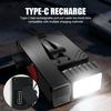 LED COB Flashlight Type C Rechargeable 600LM Portable Mini Torch Pocket Lantern Flood Work Light With Magnet For Emergency