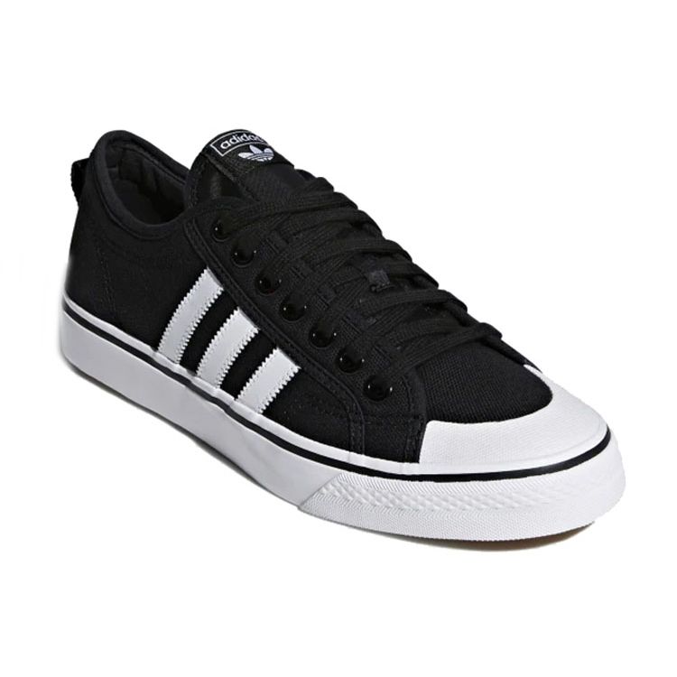 adidas Черно-белые кроссовки унисекс Nizza CQ2332