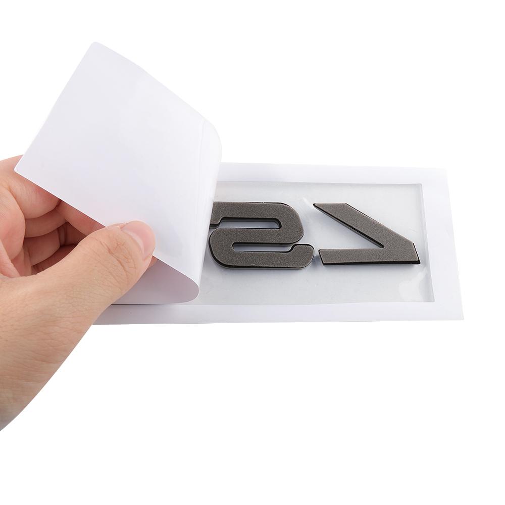 1PCS Car ABS RS3 RS4 RS5 RS6 RS7 RS8 Emblem Body Tail Trunk Decoration Sticker for Audi A3 8P 8V A4 B6 B7 A6 C5 C7 A5 Q3 Q5 Q7 S