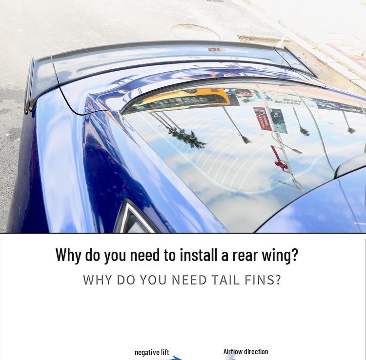 Спойлер заднего крыла из углеволокна для Ford Mustang Mach-E 2015-2023 годов