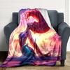 1Pc Mermaid Sunset Fantasy Blanket For Couch Bed Plush Cozy Fuzzy Blanket Super Soft Warm Blankets For Fall And Winter 091869