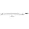 TONE Long Box Wrench Width Across Flats 8 X 10 Mm (45°) M45-0810