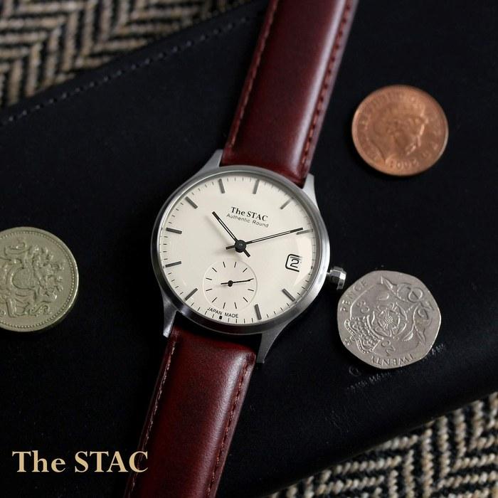 [The Stack] STAC Watch 36 мм Круглые Классические Слоновая кость Унисекс