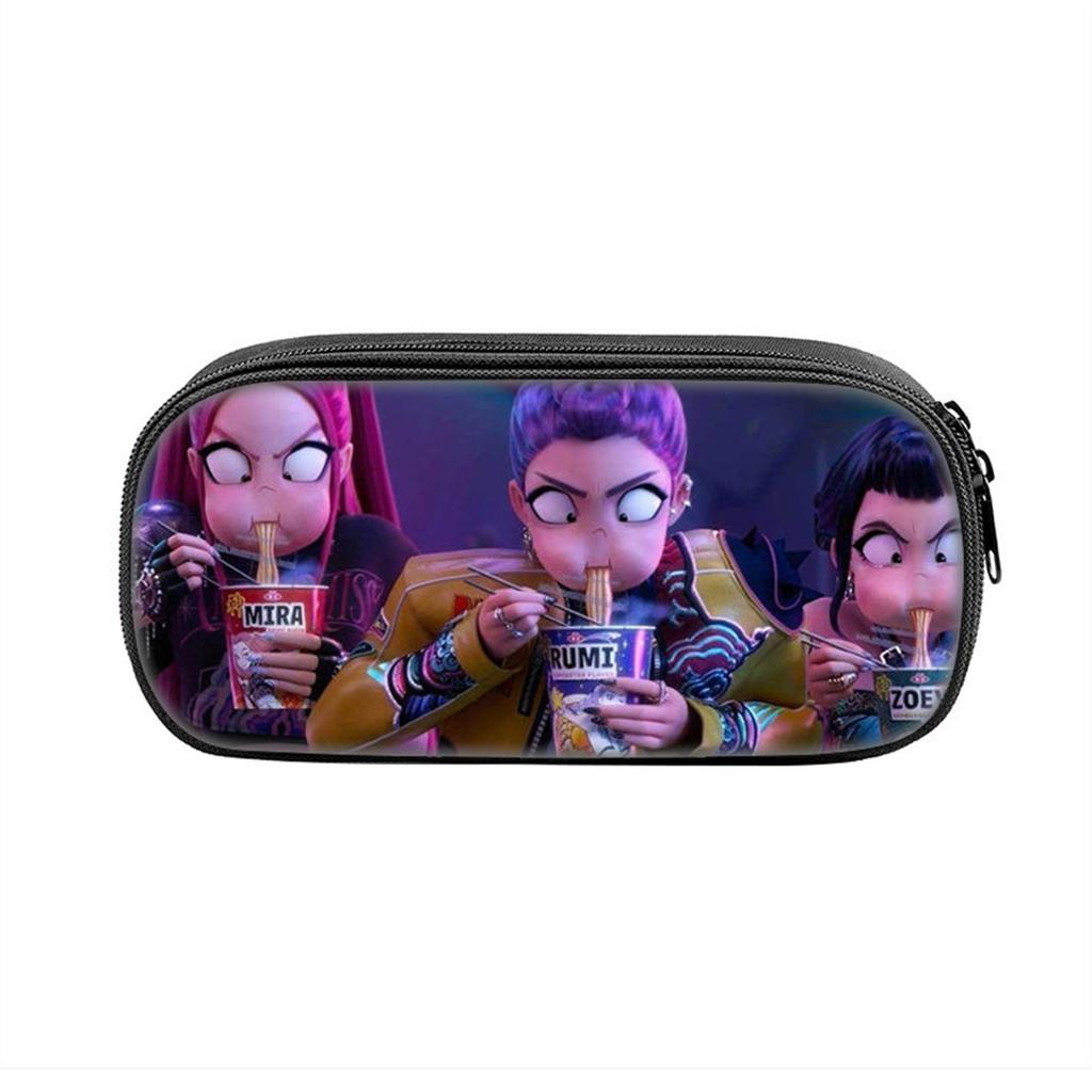 Печатный пенал для канцелярских принадлежностей с принтом ведьм для девочек, для учеников начальной и средней школы