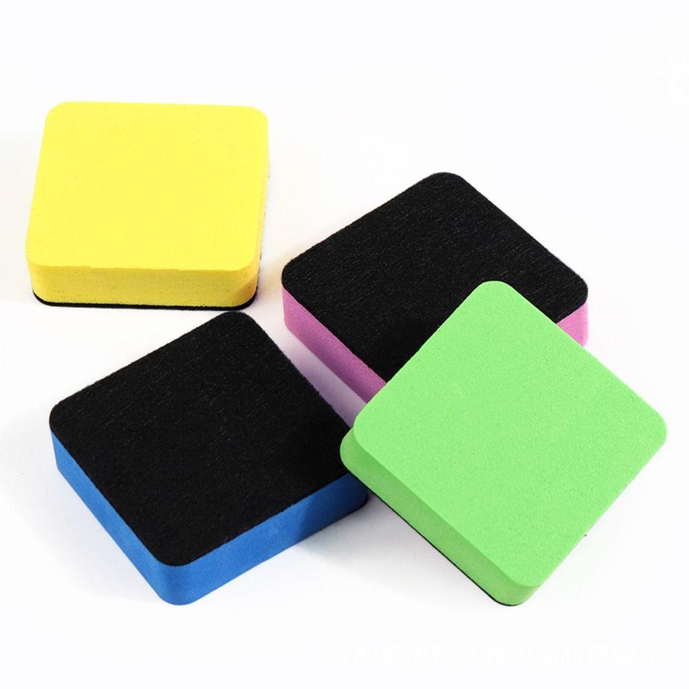 Magnetic Whiteboard Dry Eraser Multi-color Marker Cleaner Cartoon Whiteboard Eraser  School Office