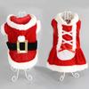 Christmas Dog Clothes Pet Vest Shirt Dog Winter Dress Warm Coat Jacket Clothing for Small Dogs Dress Chihuahua Yorkshire