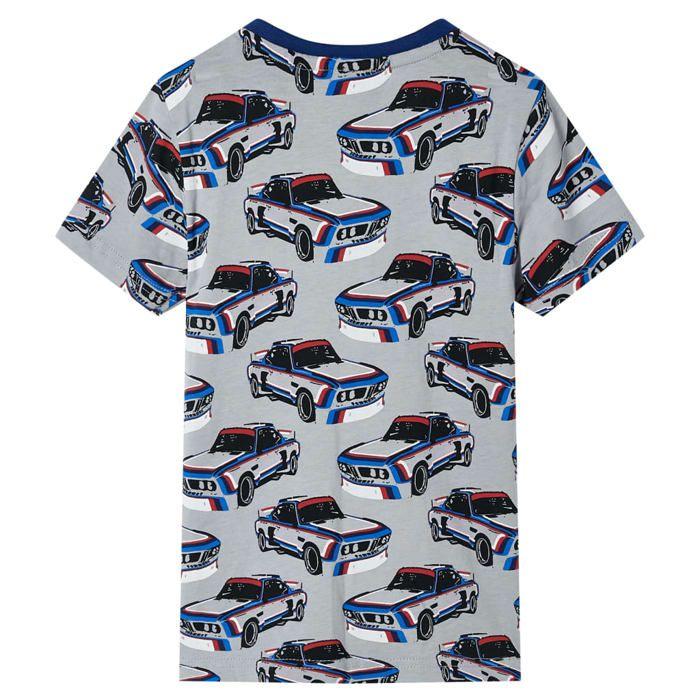 Серая детская пижама с короткими рукавами 92/104/116/128/140