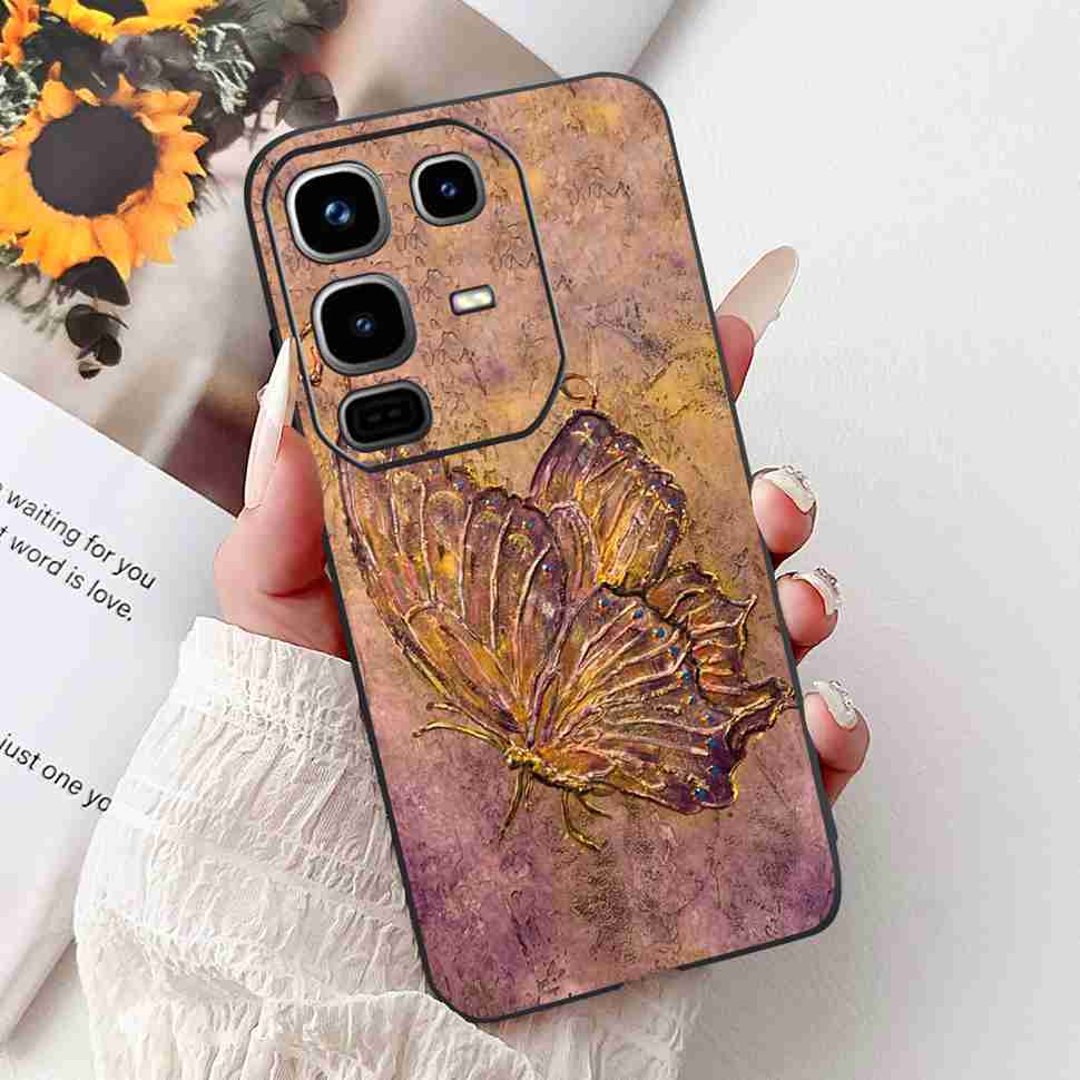 Для Infinix Note 50 Pro 4G Чехол Модный Расписной Чехол Мягкий Силиконовый Чехол для Телефона Для Infinix Note50 Note50Pro 50Pro Чехол 6.78"