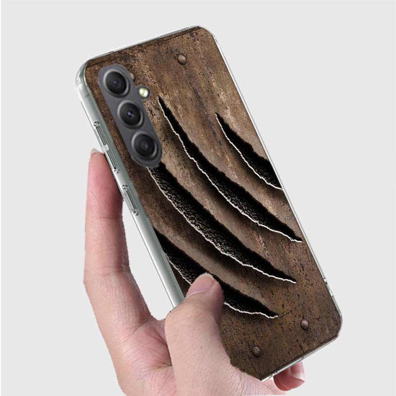 Fierce Beast Claws Scratch Marks Phone Case for Samsung A16 A26 A36 A56 A17 A37 A57 A07 A06 A02S A03 A04S A05S Galaxy Note 20 10