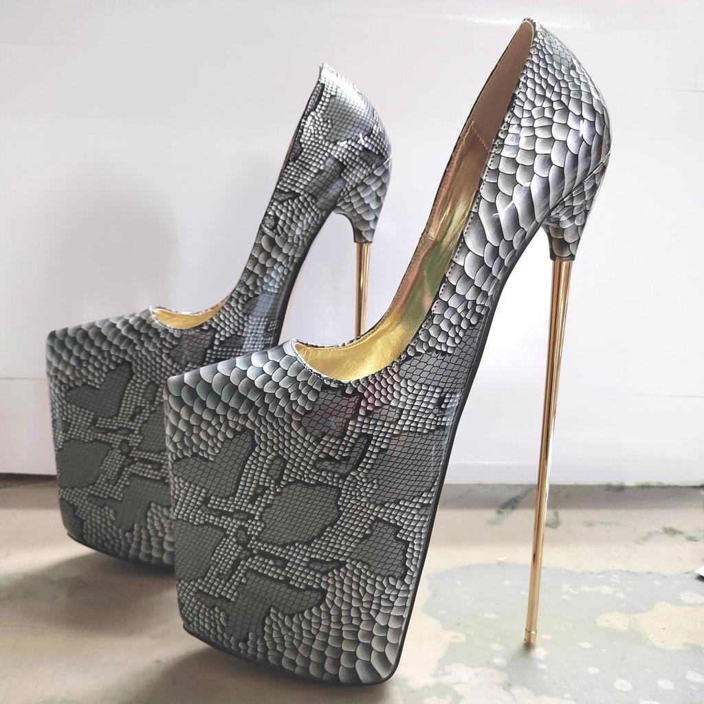 Обесцвечивание Остроносые Туфли Трансгендер Женская Обувь 30см Ультратонкий Высокий Каблук Стальная Труба Танцевальные Лодочки Гладиатор 12 Дюймов Шпильки