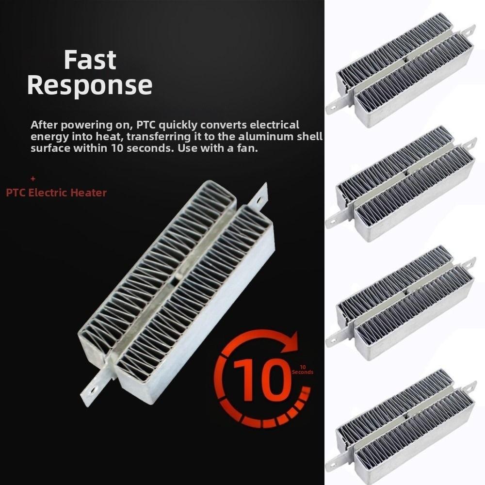 50/100/200 Вт Изоляционно-термостатический 72 * 21 мм Керамический воздушный нагреватель PTC Новый электрический нагреватель