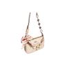 COACH shoulder bag [Customized bag] Nolita 19 Naked Apricot Ribbon Diamond Classic Old Flower Print Chain Pink Decorative Pendant Commuting Butterfly