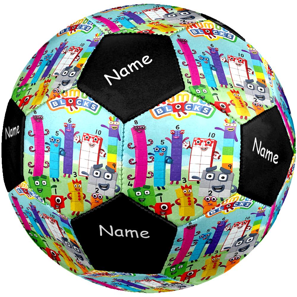 Custom Name Numberblocks Theme Size 5 Soccer Ball, Suitable for Both Indoor and Outdoor Matches, a Gift Suitable for Everyone.