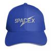 Кепка с логотипом Spacex Модная Повседневная Бейсболка Регулируемая Кепка Хип-Хоп Летняя Унисекс Бейсболки