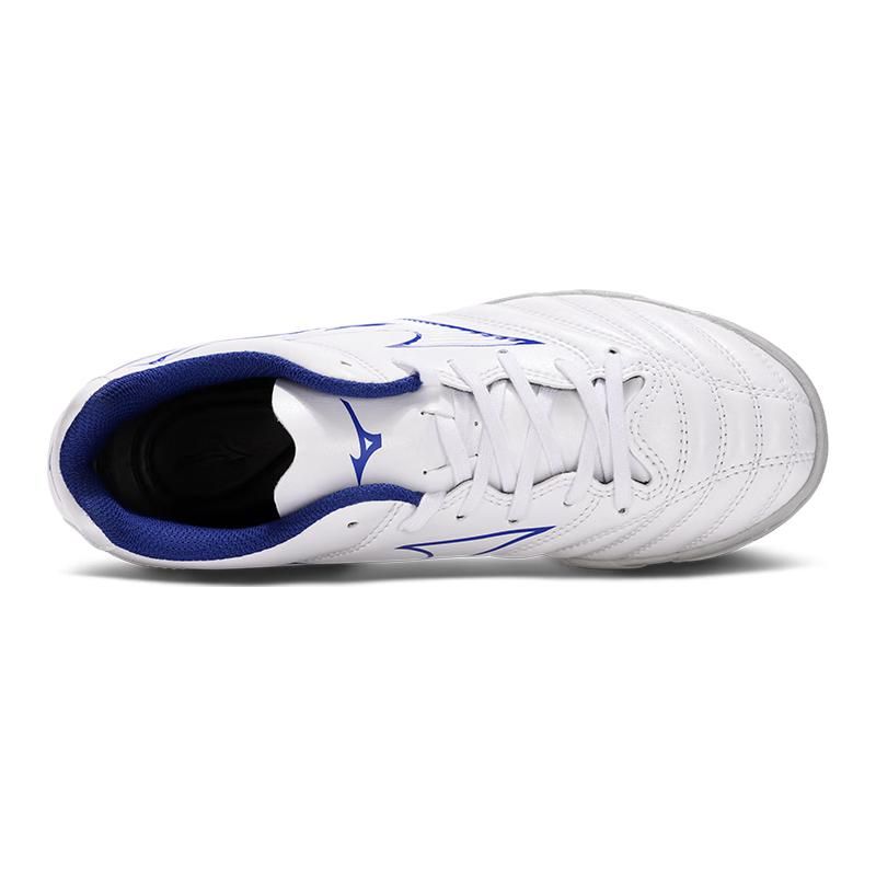 Mizuno Monarcida Artificial Turf Durable Low-Top Kids Soccer Shoes Kids Soccer Shoes White Blue P1GE222525