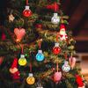Рождественские наполняемые ornaments в виде винного дерева, бутылок с водой, лампочек, колокольчиков, в форме елки, пластиковые прозрачные шары