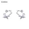 Lindon Copper Alloy Zircon Earrings Drop Earrings For Women Wedding Party Gifts
