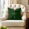 Cool CCactus jack Cushion Cover Natural Linen Organic Fabric DoubleSided Printing Couch Pillow Covers Home Decor