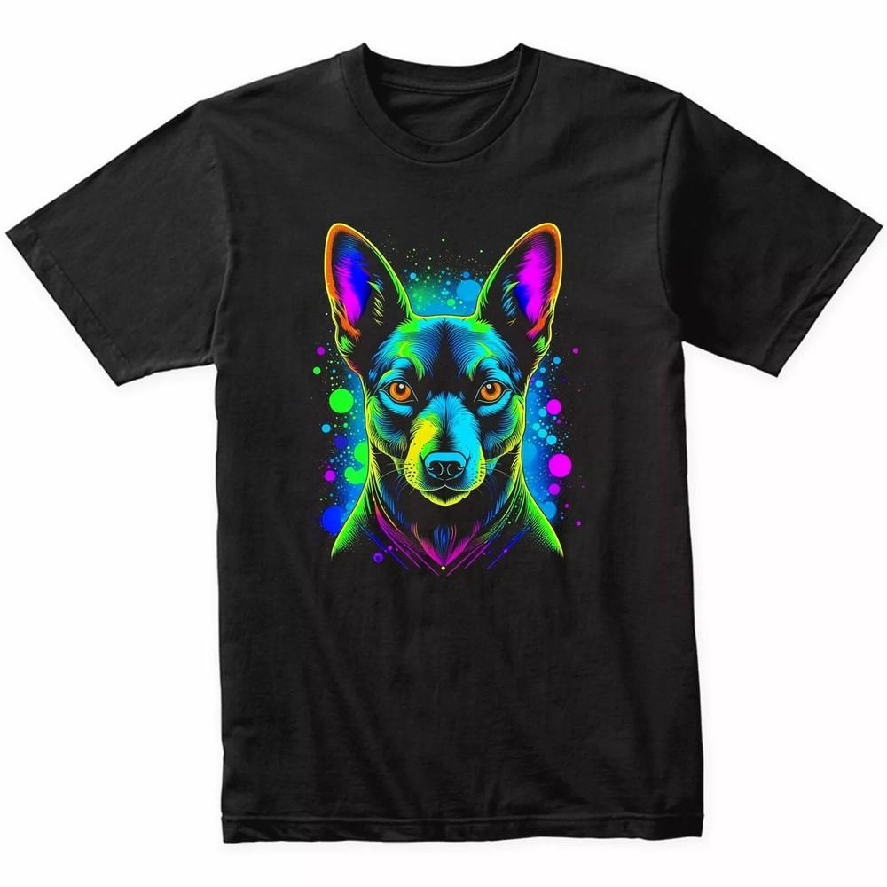 Psychedelic Dog T-Shirt Basenji Owner Gift Unisex Size S-5XL Unisex T-Shirt