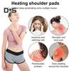 Heated Shoulder Brace Pad USB 3 Temperature Setting Adjustable Men Women Soreness Stiffness Shoulder Pain Relief Electric Heating Shoulder Pad Wrap