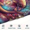 1 шт. Фланелевое одеяло с принтом StarAnimals, Высококачественное, Удобное для всех сезонов, Домашний декор, Тепло и комфорт, Идеально для рождественских подарков