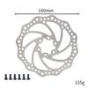 Ротор дискового тормоза велосипеда с винтовыми деталями, теплоотвод, центральный замок, сменные роторы для