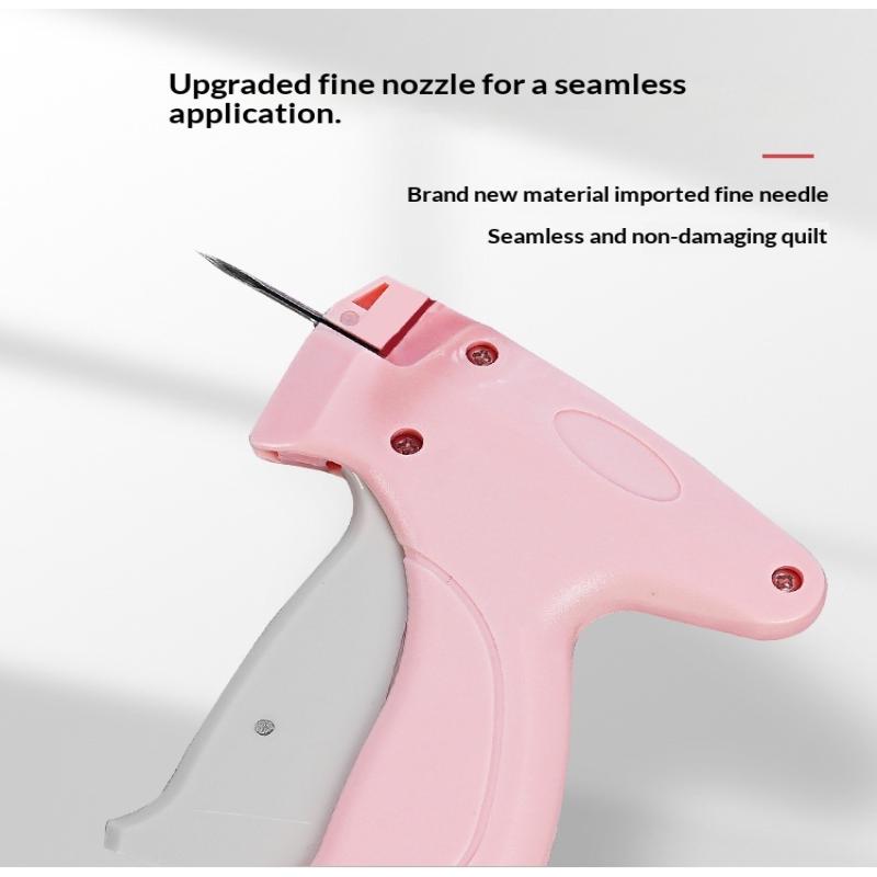 Пистолет для этикеток Держатель для квилтов Пистолет для бирок Мягкий силиконовый Безигольный защелкивающийся Одноигольный швейный пистолет Не оставляющий следов лист Противоскользящий инструмент