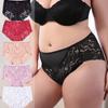 CFSC Women's Large Size Underwear Solid Color Print Lace Underwear